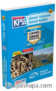 2016 KPSS Ortaöğretim Ön Lisans Genel Yetenek - Genel Kültür 6 Yılın Çıkmış Sınav Soruları (1560)