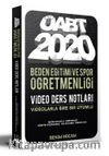 2020 ÖABT Beden Eğitimi ve Spor Öğretmenliği Video Ders Notları 