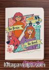 Scooby Doo - The Brain vs The Heart -  Dokun Hisset Serisi (AD-SD009) Lisanslı Ürün (Cep Boy) Lisanslı Ürün