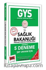 2020 GYS T.C. Sağlık Bakanlığı Şef Unvanı İçin Çözümlü 5 Deneme