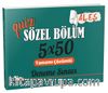  2021 Quiz Ales Sözel Bölüm Tamamı Çözümlü 5x50 Deneme Sınavı