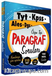 KPSS ALES DGS TYT ÖSYM Tipi Paragraf Soruları Soru Bankası 