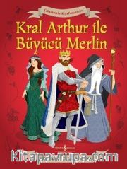 Çıkartmalı Kıyafetleriyle Kral Arthur ve Büyücü Merlin