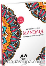 Mandala Renklerin Doğası Her Yaş İçin Boyama Kitabı