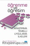 Öğrenme ve Öğretime İlişkin Araştırma Temelli Uygulama İlkeleri