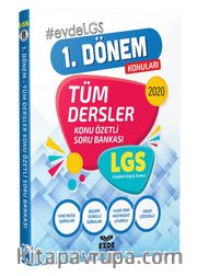 LGS 1.Dönem Video Çözümlü Tüm Dersler Soru Bankası 