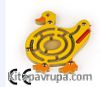 Montessori Ahşap Zeka Oyunları / w-Duck Maze