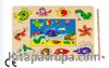 Montessori Ahşap Zeka Oyunları / w-Magnetic Fishing Puzzle1