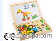 Montessori Ahşap Zeka Oyunları / w-Magnetic World 1