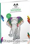 Mandala Hayvan Figürleri Çocuklar İçin Boyama Kitabı