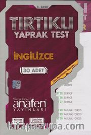8. Sınıf İngilizce Tırtıklı Yaprak Test (30 Adet)