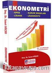 2016 KPSS Lisans Lisansüstü Kurum Sınavları İçin Ekonometri (EKO-111)