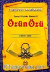 Özün Özü & Lübbü'l-Lübb