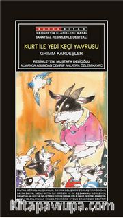 Sanatsal Resimli Kurt İle Yedi Keçi Yavrusu