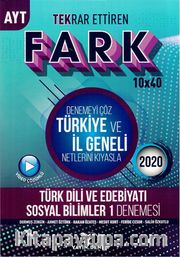 AYT Türk Dili ve Edebiyatı Sosyal Bilimler 1 Fark Tekrar Ettiren 10x40 Denemesi