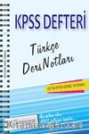 2016 KPSS Defteri Genel Yetenek Türkçe Ders Notları