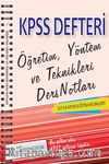 2016 KPSS Eğitim Bilimleri Öğretim Yöntem ve Teknikleri Ders Notları 