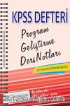 2016 KPSS Eğitim Bilimleri Program Geliştirme Ders Notları