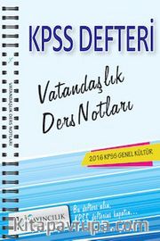2016 KPSS Genel Kültür Vatandaşlık Ders Notları