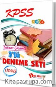 2016 KPSS Lisans 3'lü Deneme Seti