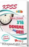 2016 KPSS Lise ve Önlisans Tamamı Çözümlü 3'lü Deneme Seti