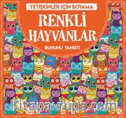 Renkli Hayvanlar / Yetişkinler İçin Boyama