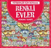 Renkli Evler / Yetişkinler İçin Boyama
