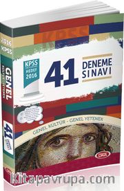 2016 KPSS Genel Yetenek Genel Kültür 41 Deneme Sınavı