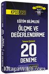 2020 KPSS Eğitim Bilimleri Ölçme ve Değerlendirme Tamamı Çözümlü 20 Deneme