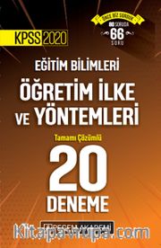 2020 KPSS Eğitim Bilimleri Öğretim İlke ve Yöntemleri Tamamı Çözümlü 20 Deneme