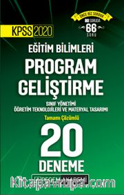2020 KPSS Eğitim Bilimleri Program Geliştirme, Sınıf Yönetimi, Öğretim Teknolojileri ve Materyal Tasarımı Tamamı Çözümlü 20 Deneme