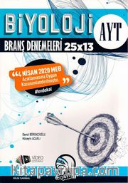 AYT Biyoloji 25x13 Evdekal Özel Branş Denemeleri