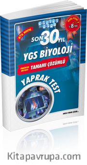 Son 30 Yıl YGS Biyoloji Yaprak Test