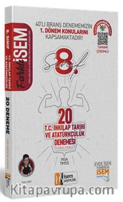 2020 LGS Farklı İsem 8.Sınıf 1. Dönem T. C. İnkılap Tarihi 20 Branş Deneme 