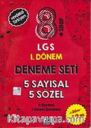 8. Sınıf LGS 1. Dönem 5 Sayısal 5 Sözel Deneme Seti 