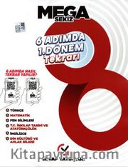 8. Sınıf LGS 1.Dönem Tüm Dersler 6 Adımda Tekrar Kitabı