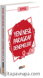 2020 KPSS 9x20 Yeni Nesil Paragraf Denemeleri 