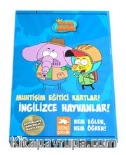 Kral Şakir - İngilizce Hayvanlar / Muhtişim Eğitici Kartlar