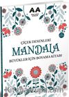 Mandala Çiçek Desenleri Büyükler İçin Boyama Kitabı