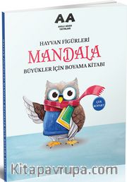 Mandala Hayvan Figürleri Büyükler İçin Boyama Kitabı