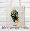 Askılı Bez Çanta - Harry Potter - Slytherin (BK-HP143) Lisanslı Ürün