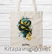 Askılı Bez Çanta - Harry Potter - Slytherin (BK-HP143) Lisanslı Ürün