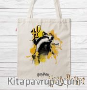 Askılı Bez Çanta - Harry Potter - Hufflepuff (BK-HP141) Lisanslı Ürün
