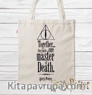 Askılı Bez Çanta - Harry Potter - Master of Death (BK-HP133) Lisanslı Ürün