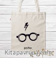 Askılı Bez Çanta - Harry Potter - Glasses (BK-HP129) Lisanslı Ürün