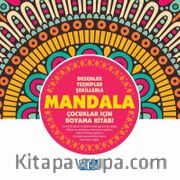 Mandala Çocuklar İçin Boyama Kitabı (Pembe Kitap)