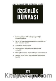 Özgürlük Dünyası / Aylık Sosyalist Teori ve Politika Dergisi / Kasım 2015 Sayı:270