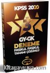 2020 KPSS Genel Yetenek Genel Kültür Tamamı Çözümlü 3 Yıldız 3 Fasikül Deneme