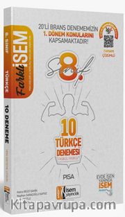 2020 LGS Farklı İsem 8. Sınıf  1.Dönem Türkçe 10 Branş Deneme 