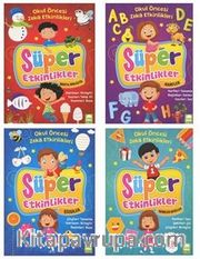 Okul Öncesi Zeka Etkinleri Süper Etkinler (4 Kitap Set)